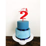 Fireman Helmet Acrylic Cake Topper - Aston Blue