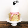 Personalised Gymnastics Acrylic Cake Topper - Aston Blue
