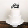 Baby Name Cake Topper - Aston Blue