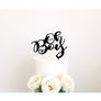 Oh Boy Acrylic Cake Topper - Aston Blue