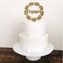 Engaged Cake Topper - Aston Blue