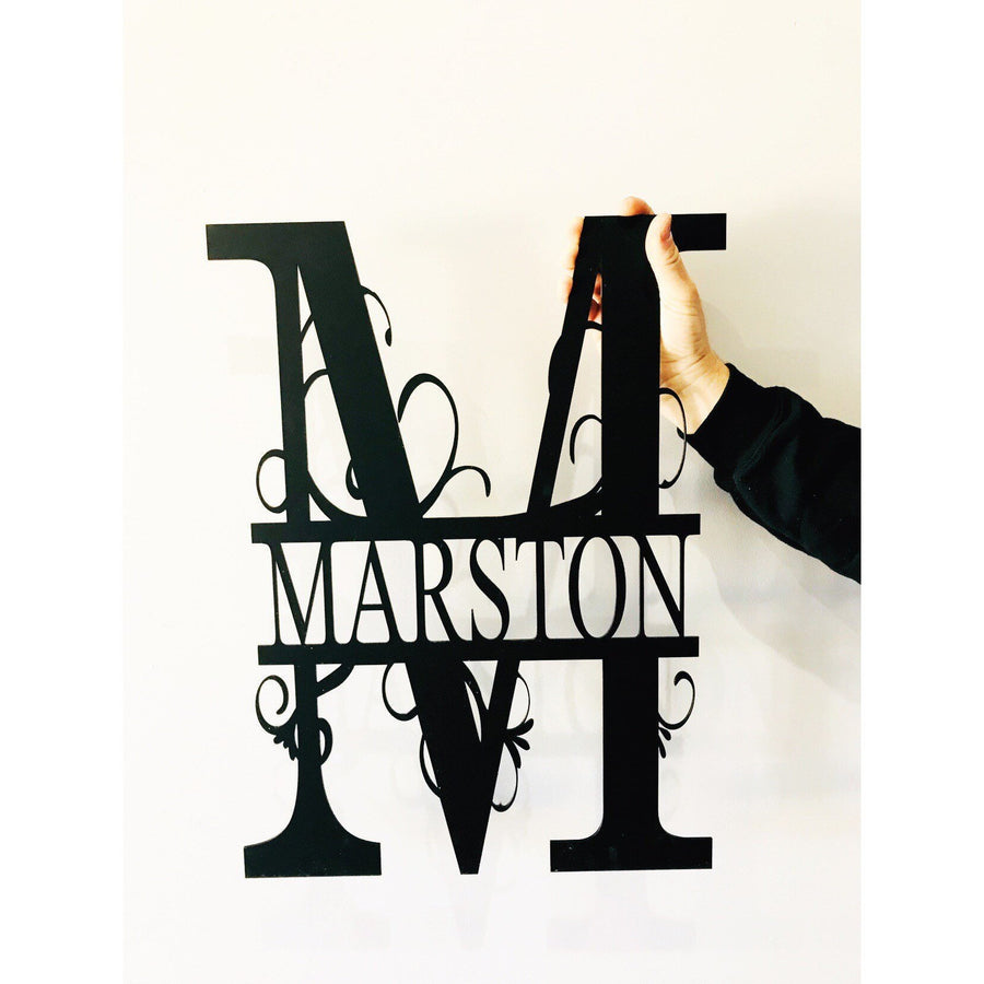 30 cm Monogram Sign - Aston Blue