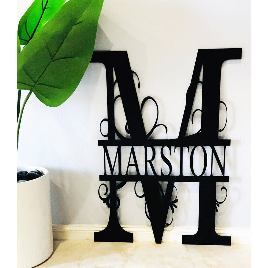 30 cm Monogram Sign - Aston Blue