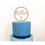 Custom Baptism Acrylic Cake Topper - Aston Blue