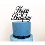 Happy Birthday Cake Topper - Aston Blue