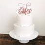 God Bless Acrylic Cake Topper - Aston Blue