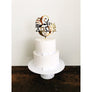Mr and Mrs Monogram Cake Topper - - Aston Blue