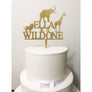 Wild One Cake Topper - Aston Blue