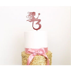 Fairy Cake Topper - Aston Blue