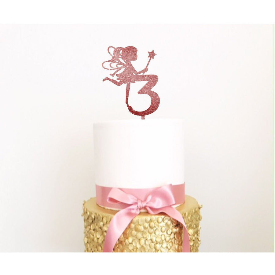 Fairy Cake Topper - Aston Blue