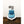 Sixty Acrylic Cake Topper - Aston Blue