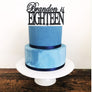 Eighteen Cake Topper - Aston Blue