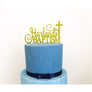 Custom Baptism Acrylic Cake Topper - Aston Blue
