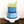 Custom Baptism Acrylic Cake Topper - Aston Blue