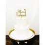 Personalised Confirmation Acrylic Cake Topper - Aston Blue