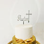 Christening Cake Topper - Aston Blue