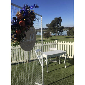 Personalised Wedding welcome Sign - Aston Blue