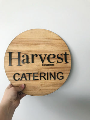 30 cm Business logo Sign - Aston Blue
