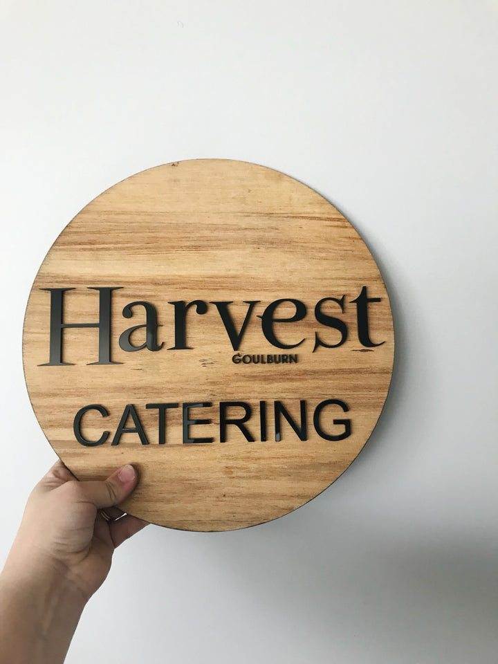 30 cm Business logo Sign - Aston Blue