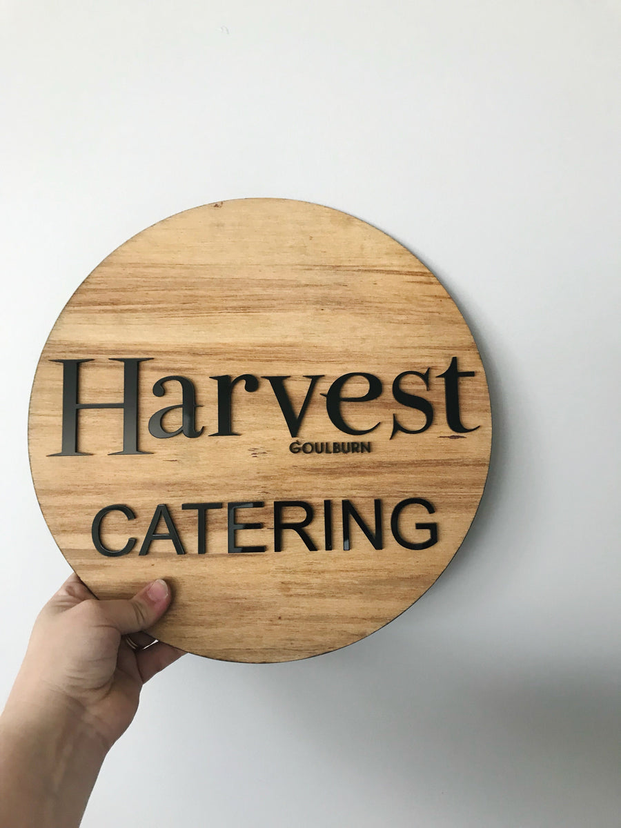 30 cm Business logo Sign - Aston Blue