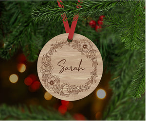 Personalised Christmas Bauble SKU 101