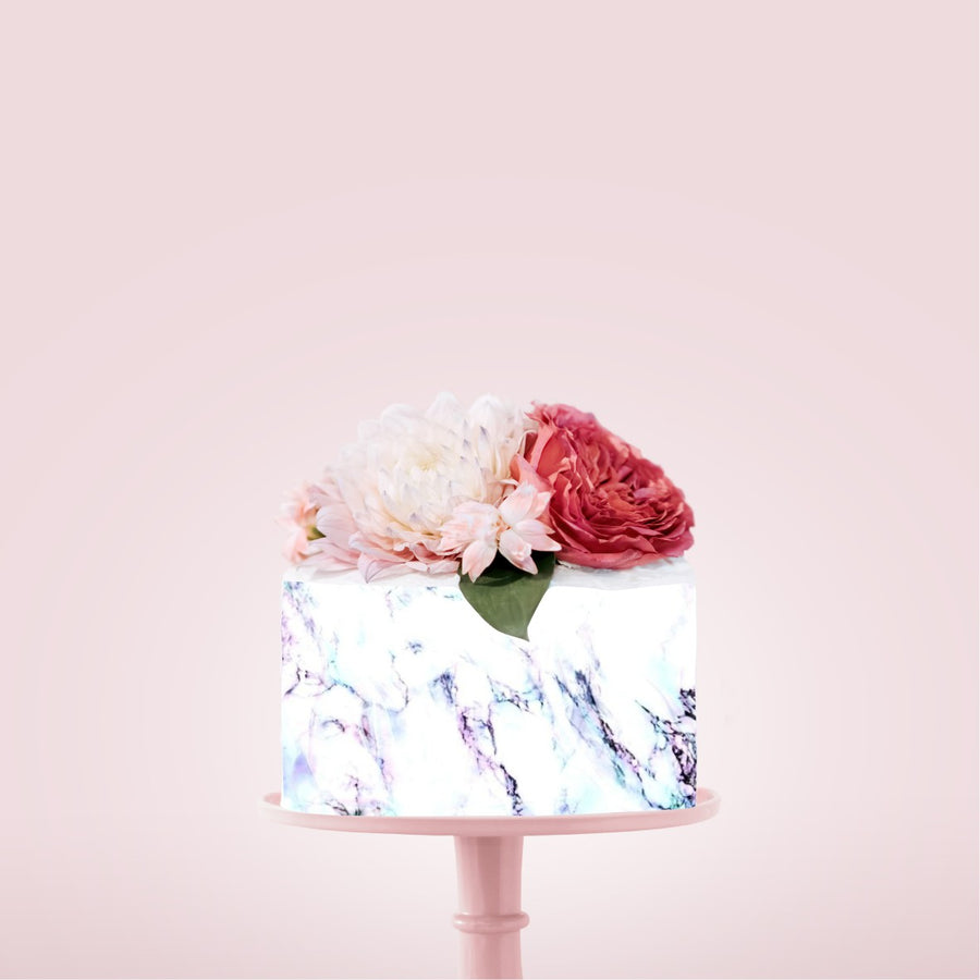Marble Edible Icing Image