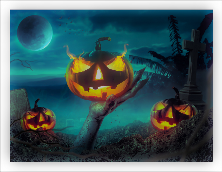 Halloween Edible Icing Image