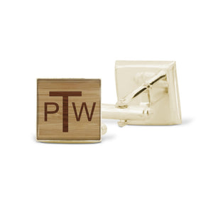 Personalised Cufflinks - Aston Blue