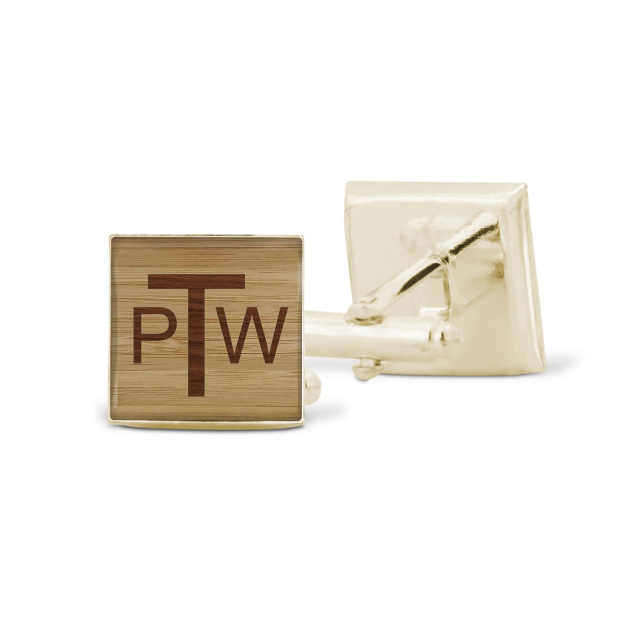 Personalised Cufflinks - Aston Blue