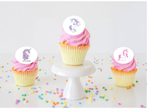 Unicorn Edible Cupcake Images