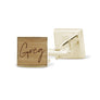 Personalised Cufflinks - Aston Blue