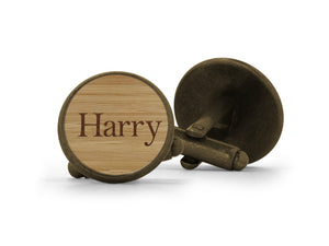 Personalised Cufflinks - Aston Blue