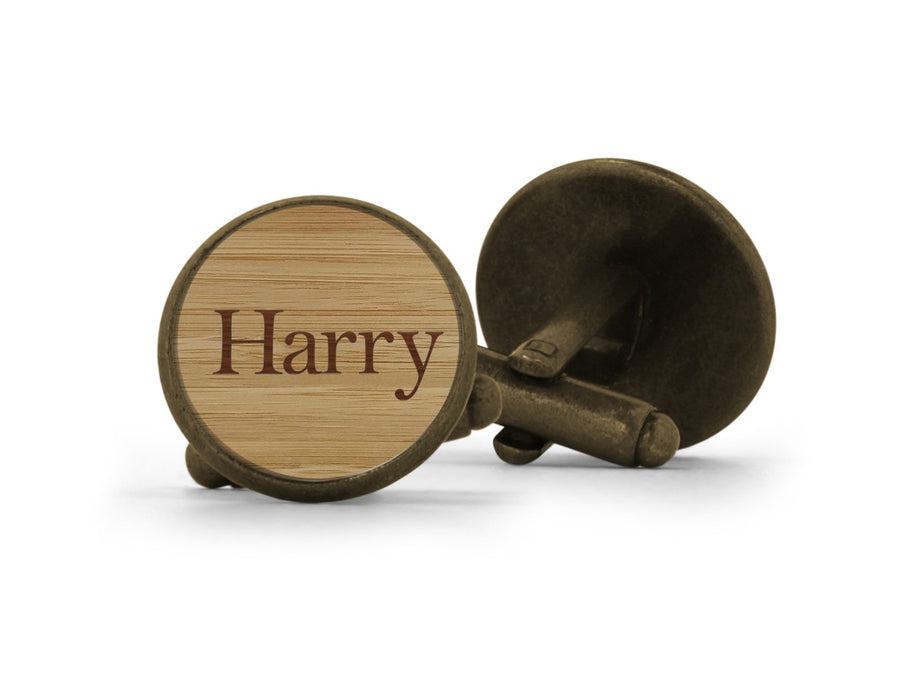 Personalised Cufflinks - Aston Blue