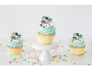 Tropical Edible Cupcake Images