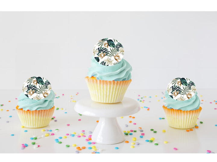 Tropical Edible Cupcake Images