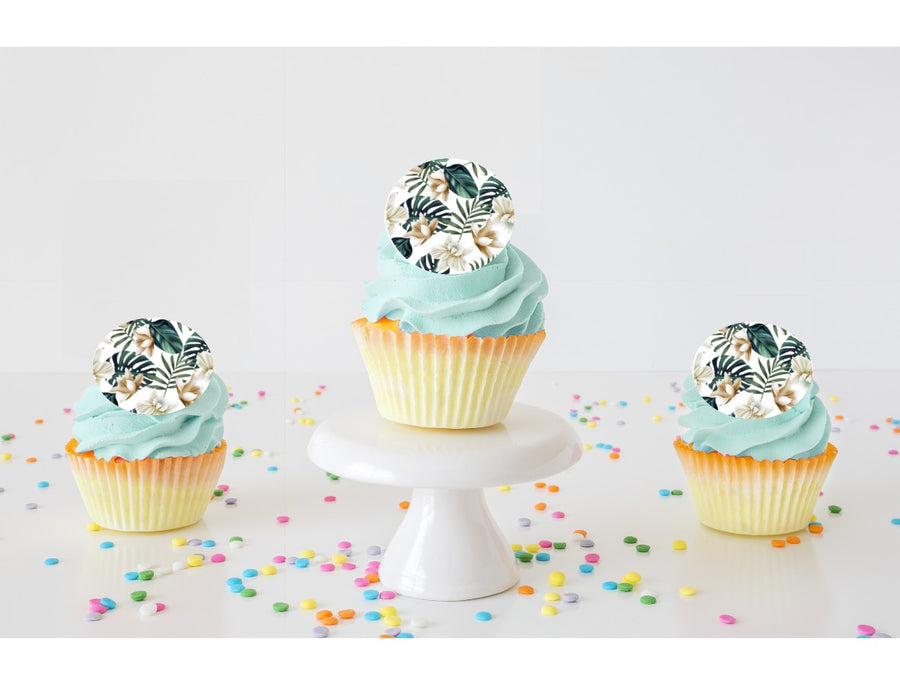 Tropical Edible Cupcake Images