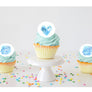 It's a Boy Edible Cupcake Images