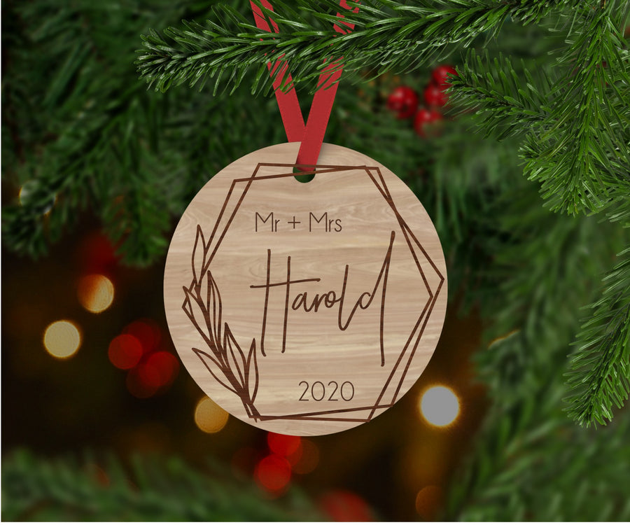Mr and Mrs Ornament SKU143