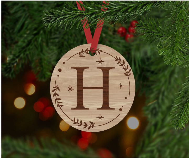 Personalised Monogram Christmas Bauble SKU158