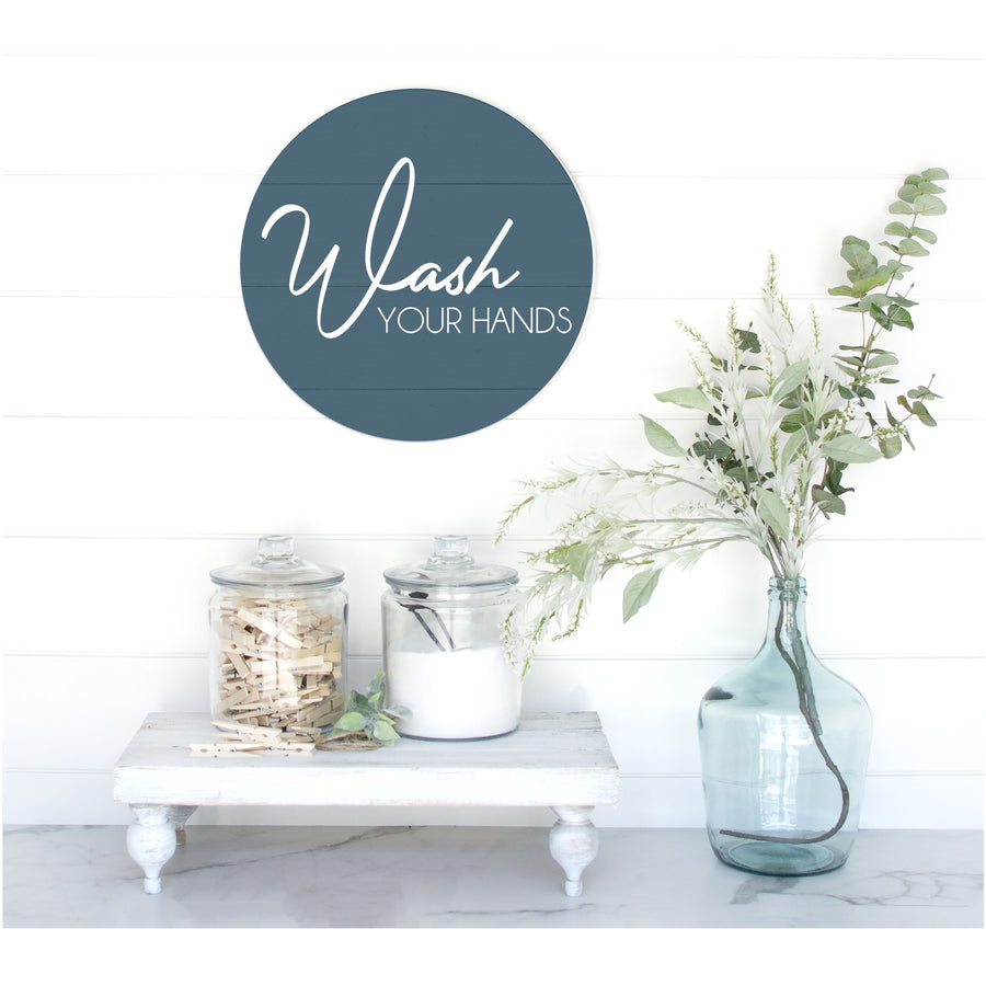 Wash you Hands Pallet Sign