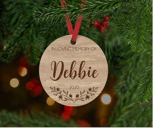 Personalised Memorial Ornament SKU253