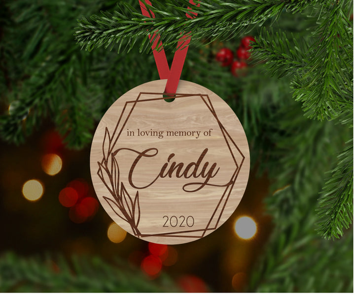 Personalised Memorial Ornament SKU353