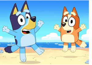 Bluey Edible Icing Image