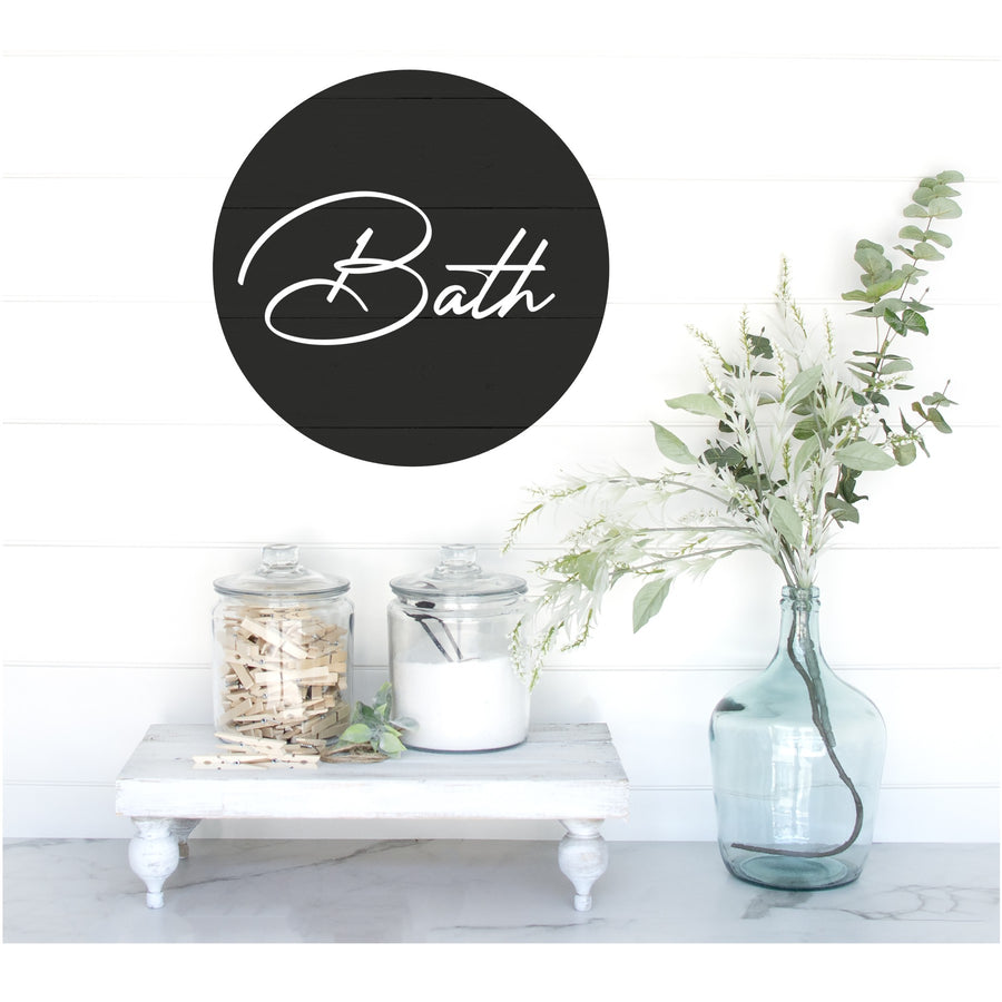 Bath Pallet Sign