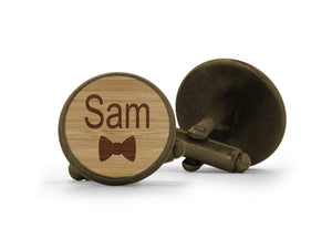 Personalised Cufflinks - Aston Blue