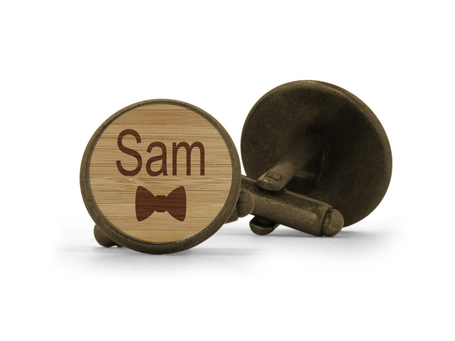 Personalised Cufflinks - Aston Blue