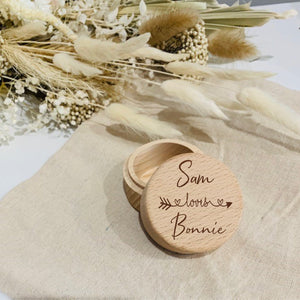 Personalised Ring Box - Aston Blue