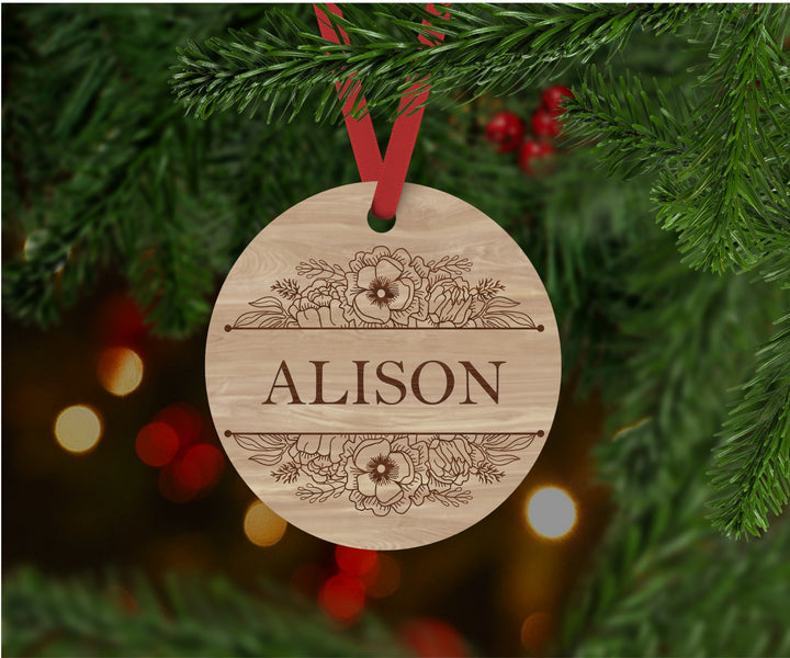 Personalised Christmas Bauble SKU 100