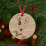 Bull Terrier Dog Ornament - Aston Blue