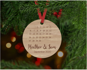Personalised Anniversary Ornament SKU 78